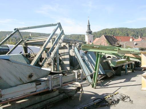 Anlage zerlegt
